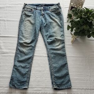 Silver Jeans Light Blue Straight Leg Denim